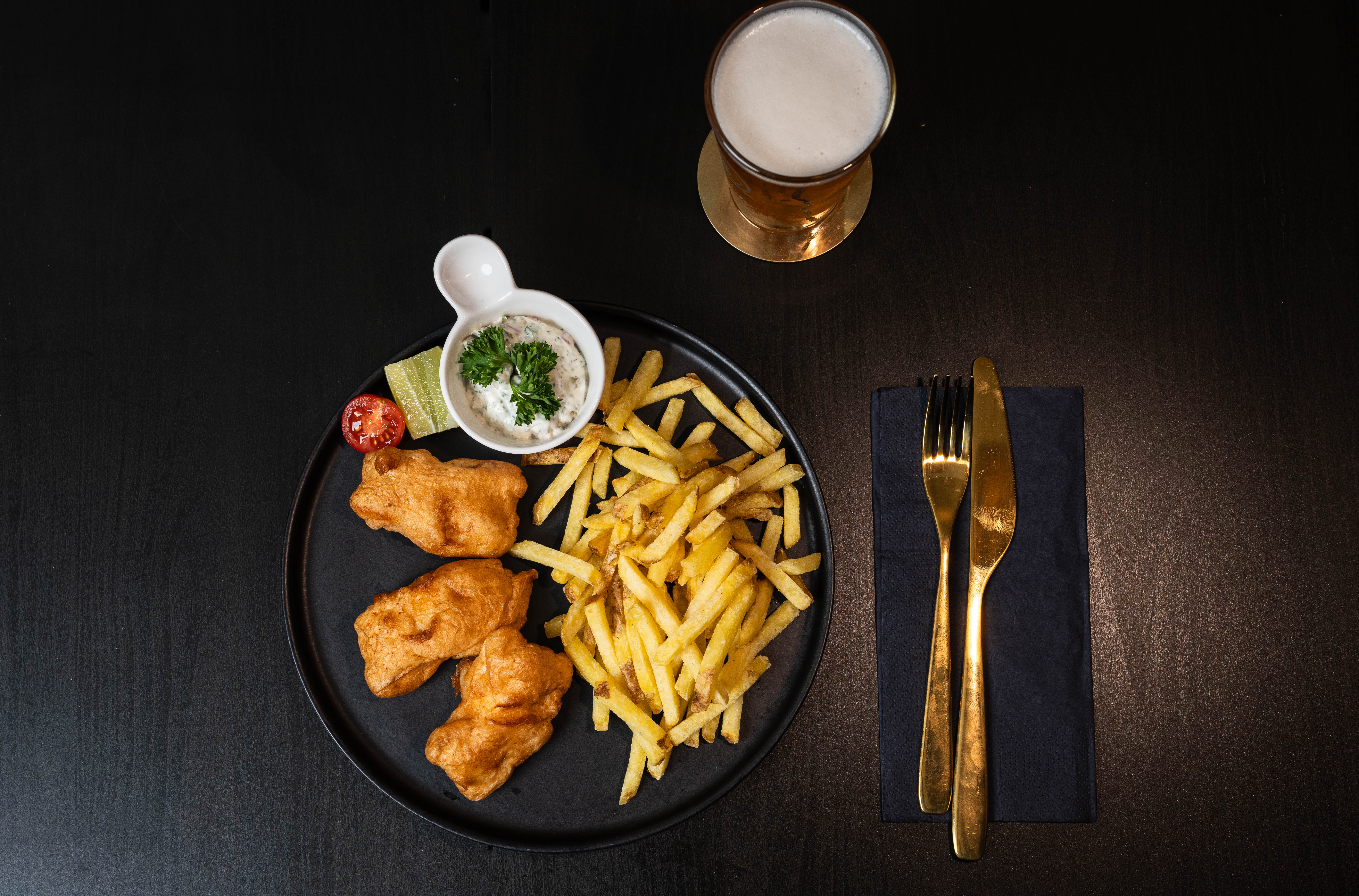 Fish & chips, sauce tartare